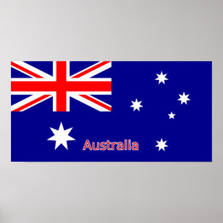 Australia Flag Print