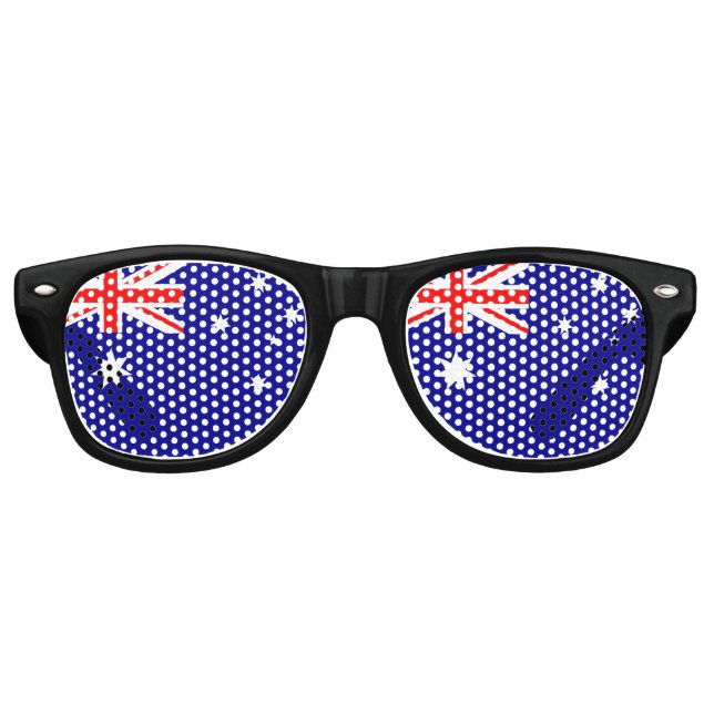 Australia Flag Retro Sunglasses (Front)