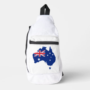 Australia flag sling bag