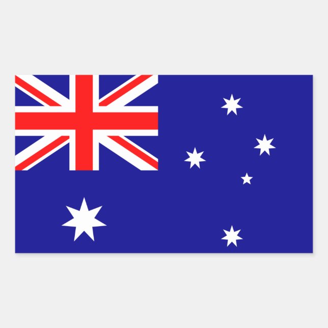 Australia Flag Sticker (Front)