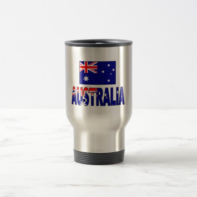 Australia flag travel mug (Center)