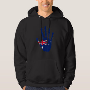 Australia Flag Vintage Hand Australian 1 Hoodie