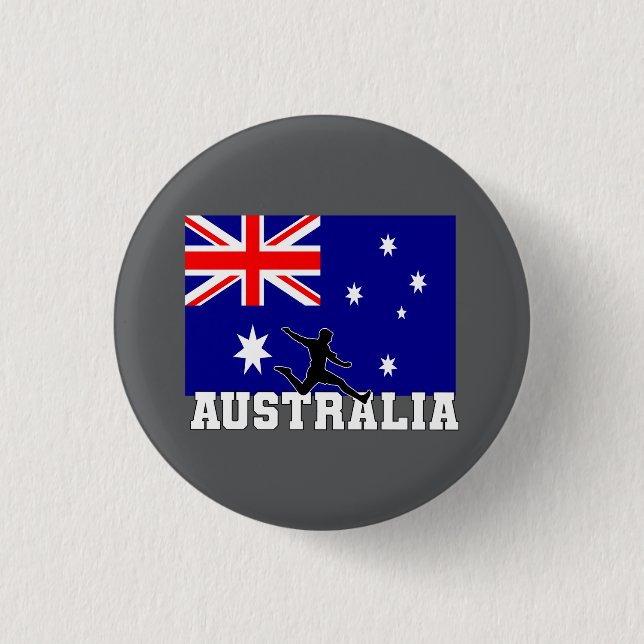 Australia Football Soccer Australia National Team 3 Cm Round Badge (Front)