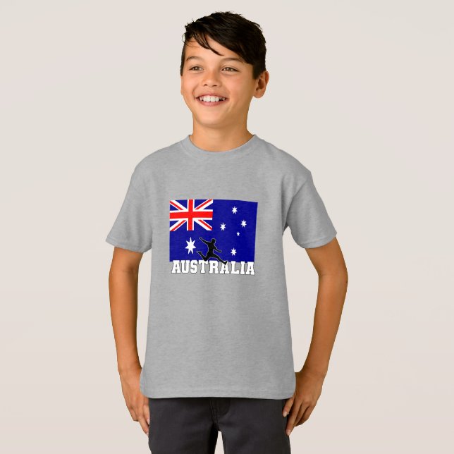 Australia Football Soccer Australia National Team T-Shirt (Front Full)