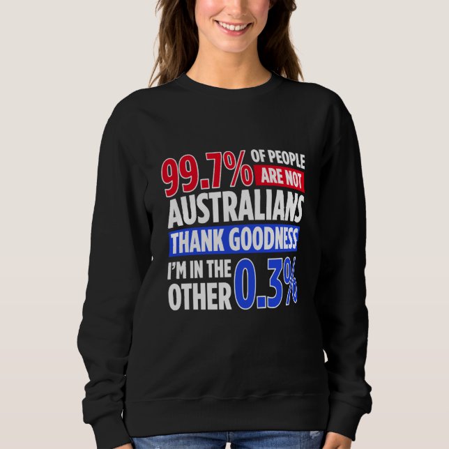 Australia For Proud Australian Aussie Australia Ro Sweatshirt (Front)