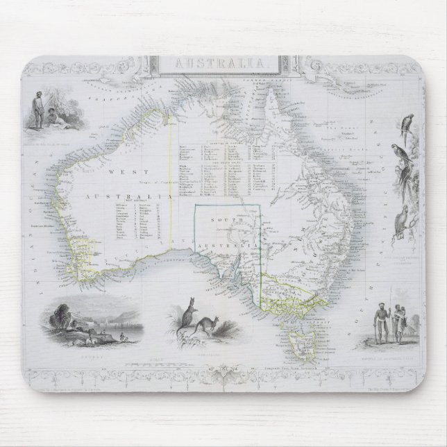 Australia, from a Series of World Maps published b Mouse Pad (Front)
