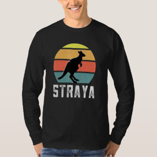 Australia Funny Quote Retro Straya Kangaroo Vintag T-Shirt
