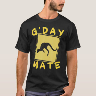 Australia G Day Mate Zoo Animal Aussie Kangaroo T-Shirt
