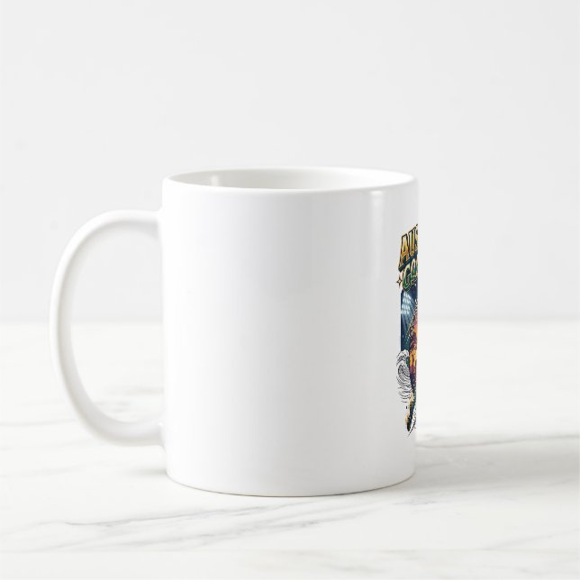 Australia Goal Mode Skeleton Striker Nations Stree Coffee Mug (Left)