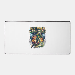 Australia Goal Mode Skeleton Striker Nations Stree Desk Mat