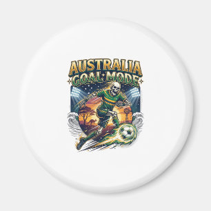 Australia Goal Mode Skeleton Striker Nations Stree Magnet