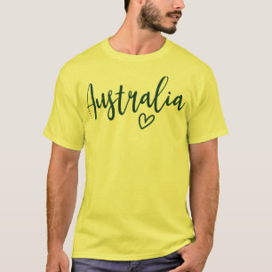 Australia Heart Women's Love Australia T-Shirt