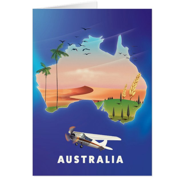 Australia Holiday travel poster (Front)