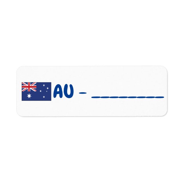 Australia id postcrossing (Front)