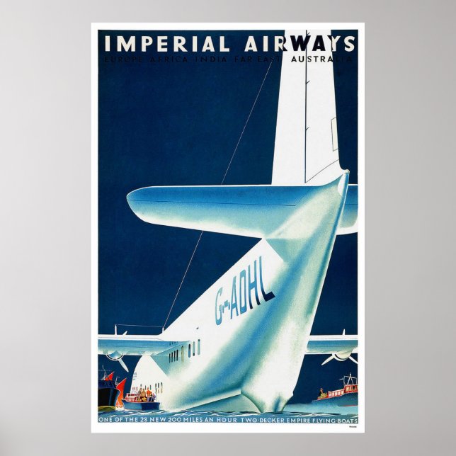 Australia Imperial Airways Poster (Front)