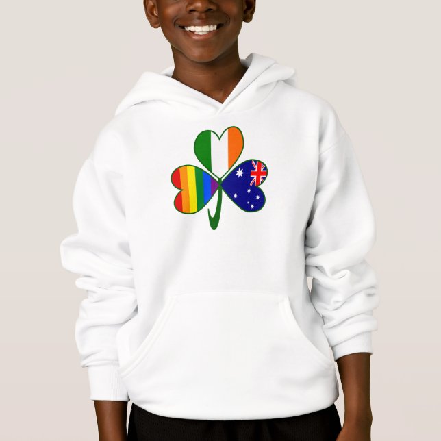 Australia Ireland Gay Pride Shamrock (Front)