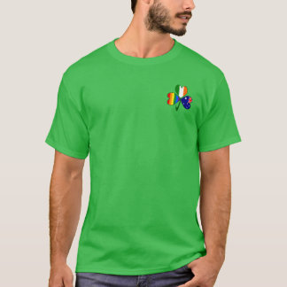 Australia Ireland Gay Pride Shamrock T-Shirt