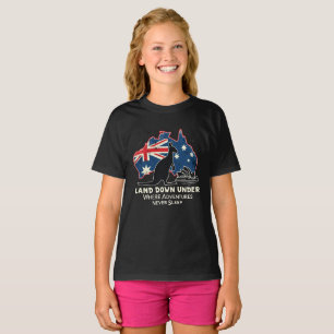 Australia Kangaroo Aussies Land Down Under T-Shirt