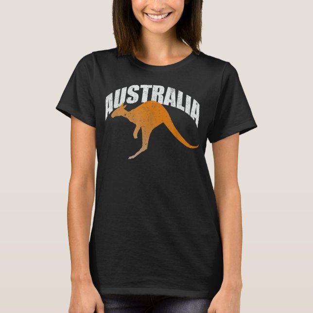 Australia Kangaroo | Australian Souvenir T-shirt (Front)
