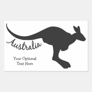 Australia Kangaroo custom stickers