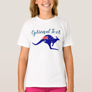 Australia Kangaroo & Flag T-Shirt