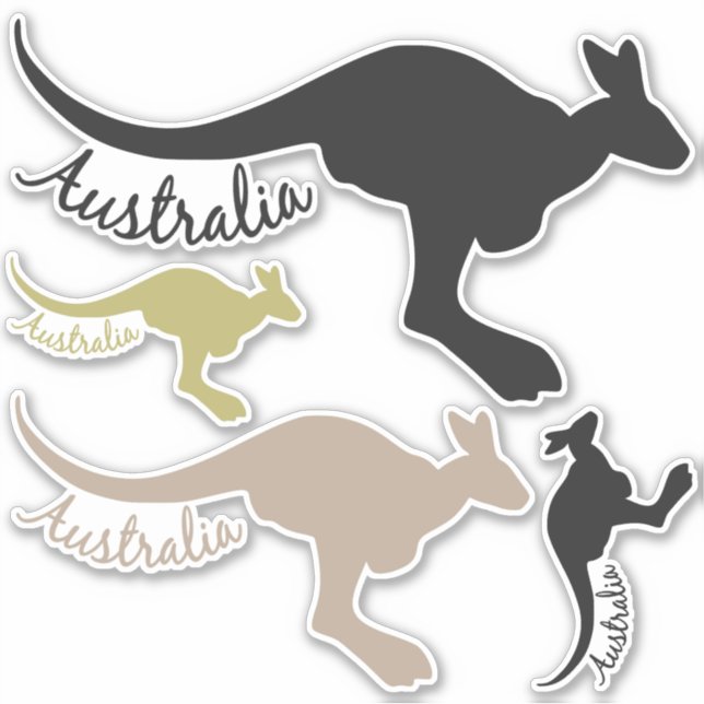 Australia Kangaroos stickers (Front)