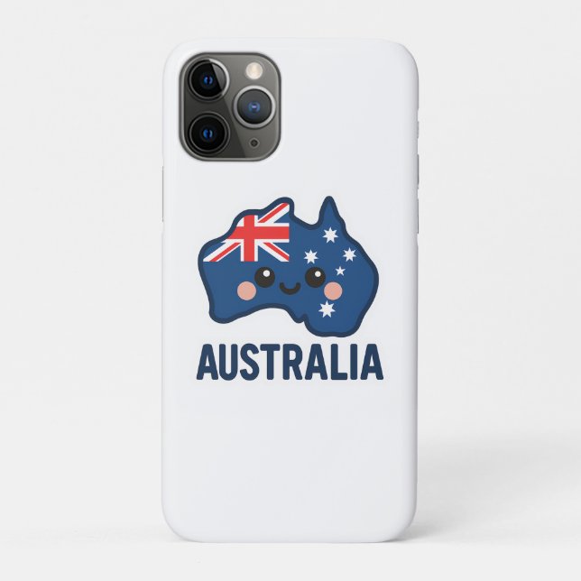 Australia Kawaii Fusion – Bold & Adorable Case-Mate iPhone Case (Back)