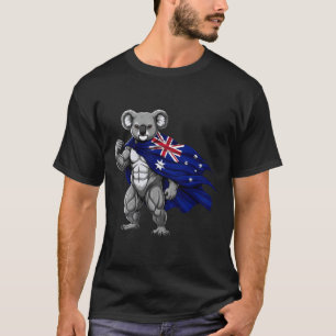 Australia Koala Bear Australian Flag 1 T-Shirt