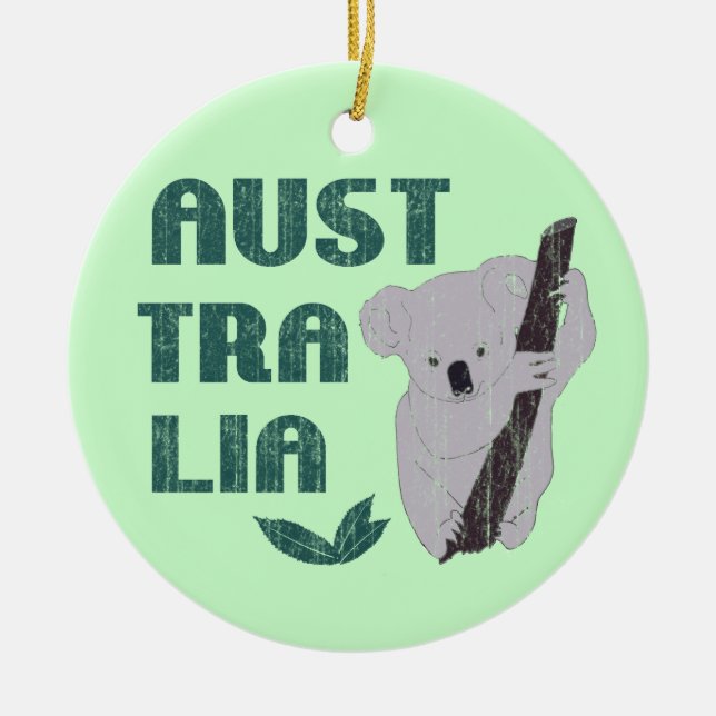 Australia Koala Bear Ornament (Front)