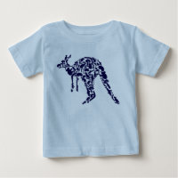 Australia Land Down Under Kangaroo Animal Blue