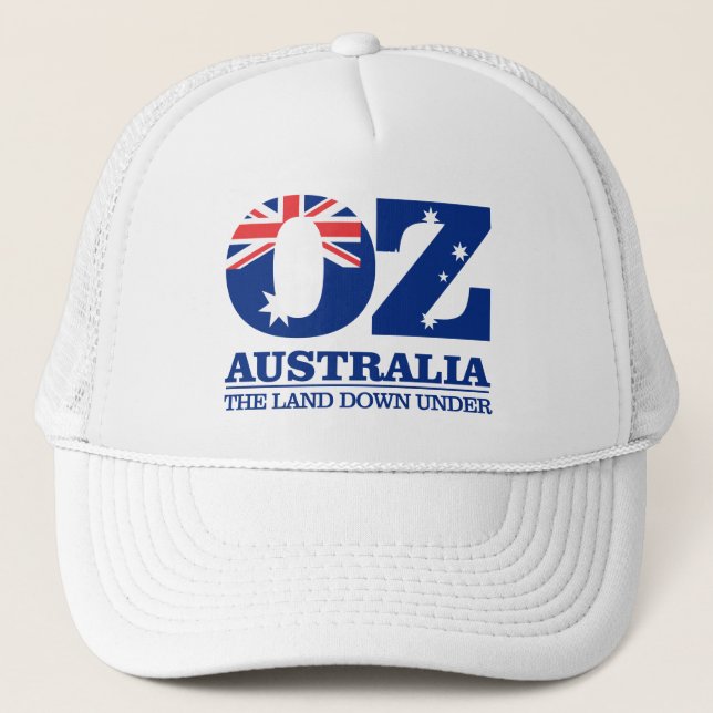 Australia "Land of OZ" Trucker Hat (Front)