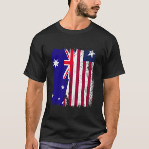 Australia Liberia Half Flag Australian Liberian Je T-Shirt