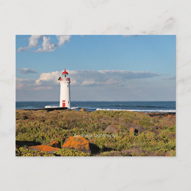 Australia Lighthouse scenic photo Postcard (Front)