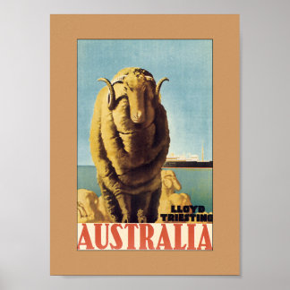 Australia - Lloyd Triestino (canvas) Poster