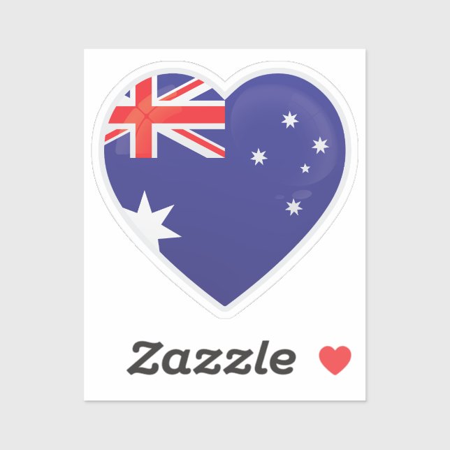Australia Love Flag (Sheet)