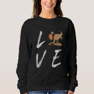 Australia Love Kangaroo Straya Outback Sydney Me Sweatshirt