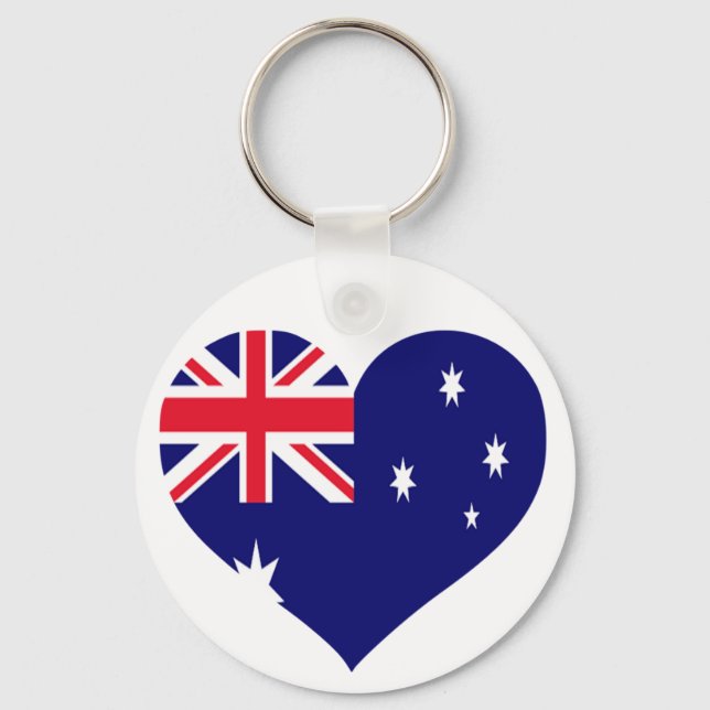 Australia Love Key Ring (Front)