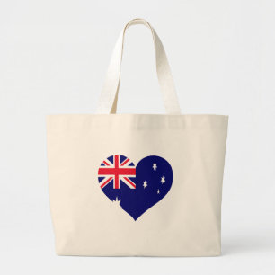 Australia Love Large Tote Bag