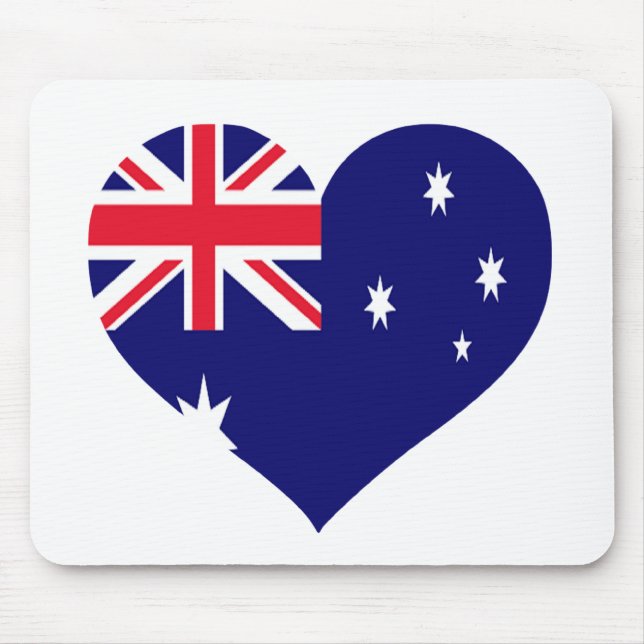 Australia Love Mouse Pad (Front)