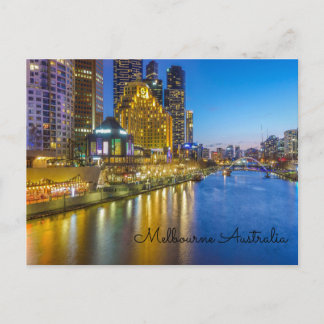 Australia Melbourne yarra river Postcard