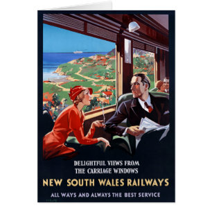 Australia New South Wales Restored Vintage Poster