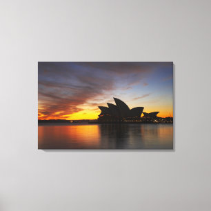 Australia, New South Wales, Sydney, Sydney Opera 5 Canvas Print