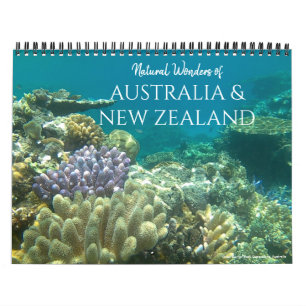 australia new zealand nature 2027 (with locations) calendar