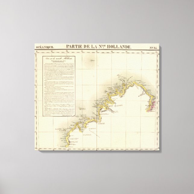 Australia Oceania no 35 Canvas Print (Front)