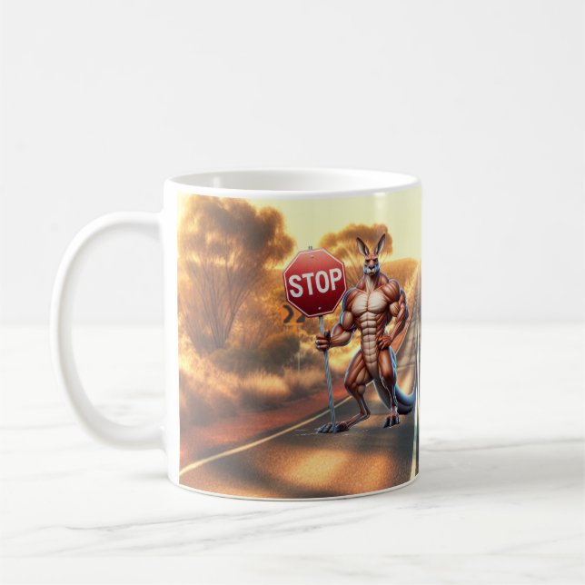 Australia outback road coffee mug (Left)