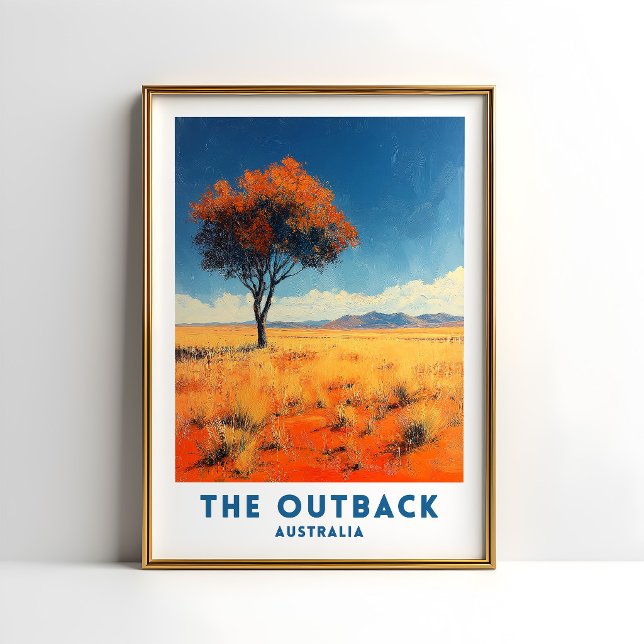 Australia Outback Travel Poster Wall Art (Creator Uploaded)