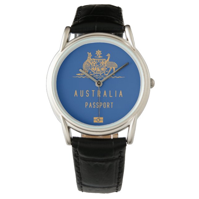 Australia passport wristwatch (Front)