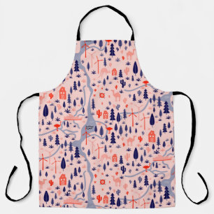 Australia pattern seamless design. Decoration text Apron
