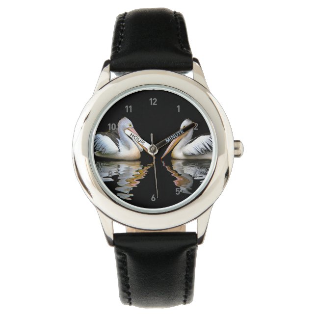 Australia Pelicans 1 Watch & Numeral Options (Front)