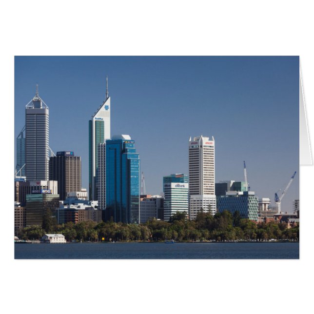 Australia, Perth, city skyline from Swan River (Front Horizontal)